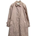 【中古】【古着】 LONDON FOG ロング ステンカラーコート ロンドンフォグ ピンク XL~ ビッグサイズ 防寒 古着卸 アメリカ仕入 a701-6838