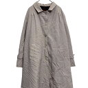 【中古】【古着】 ロングコート レディース XL~ ベージュ ビッグサイズ 裏地チェック 防寒 古着卸 アメリカ仕入 a701-6844