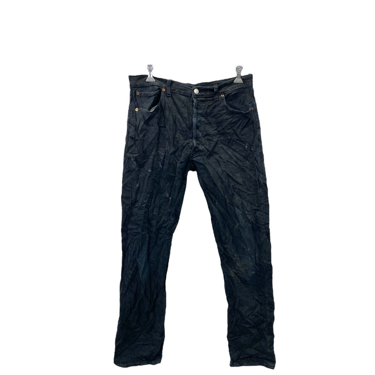 【中古】【古着】 Levi's 501 デニムパンツ W36相当 リーバイス ビッグサイズ ブラック 古着卸 アメリカ仕入 2501-1101