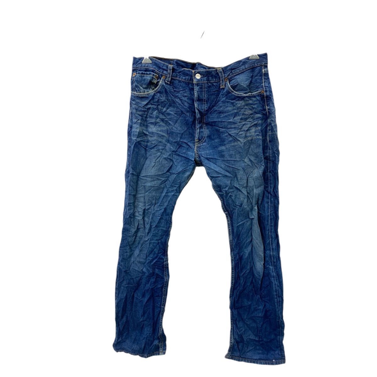 【中古】【古着】 Levi's デニムパンツ W36 リーバイス ビッグサイズ ブルー 古着卸 アメリカ仕入 2501-1104