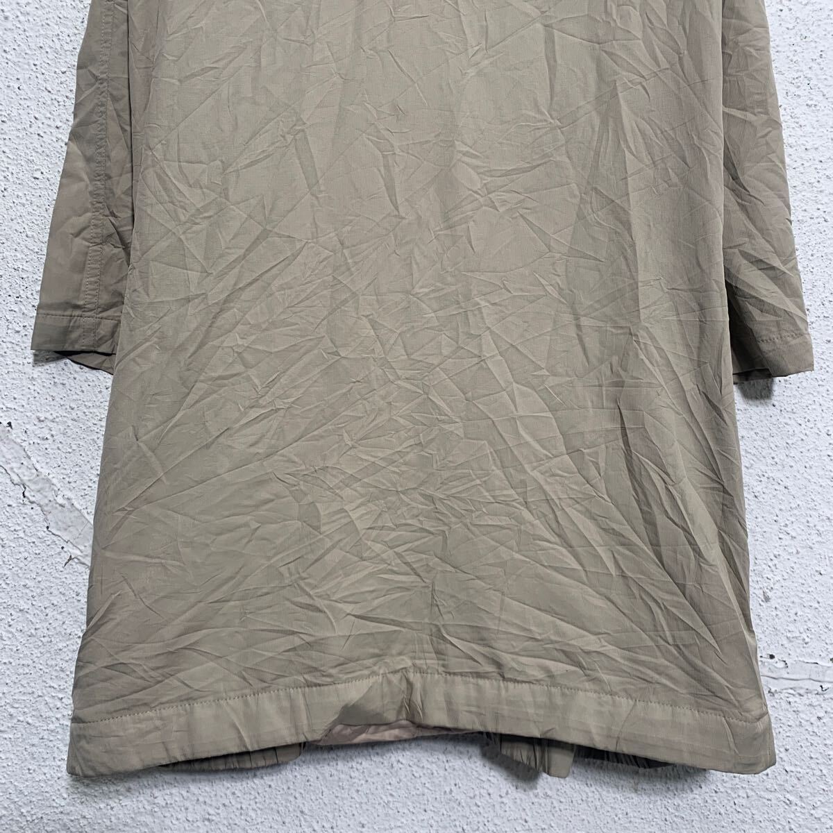 【中古】【古着】 NIKEGOLF 半袖 プルオーバー XL ベージュ ナイキゴルフ Vネック ビッグサイズ スポーティー 薄手 古着卸 アメリカ仕入 a701-7213