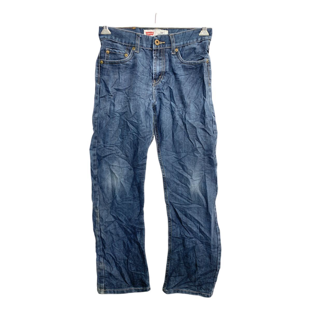 【中古】【古着】 Levi's 514 デニムパンツ W27 リーバイス レディース スリムストレート インディゴ 古着卸 アメリカ仕入 2501-1169