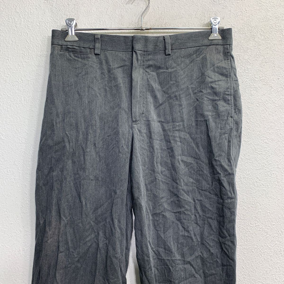 【中古】【古着】 L.L.Bean スラックス W33 エルエルビーン クラシックフィット グレー コットン 古着卸 アメリカ仕入 2501-1199