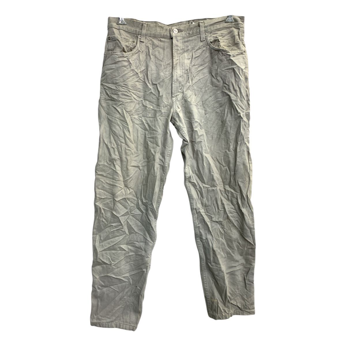 【中古】【古着】 Levi's 550 デニムパンツ W36 リーバイス リラックスフィット ビッグサイズ グレー コットン メキシコ製 古着卸 アメリカ仕入 2502-44