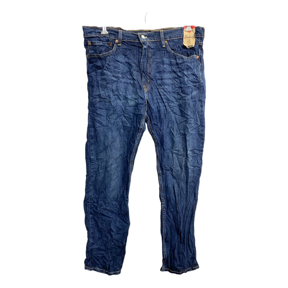 【中古】【古着】 Levi's 505 デニムパンツ W38 リーバイス レギュラー ビッグサイズ インディゴ 古着卸 アメリカ仕入 2502-47