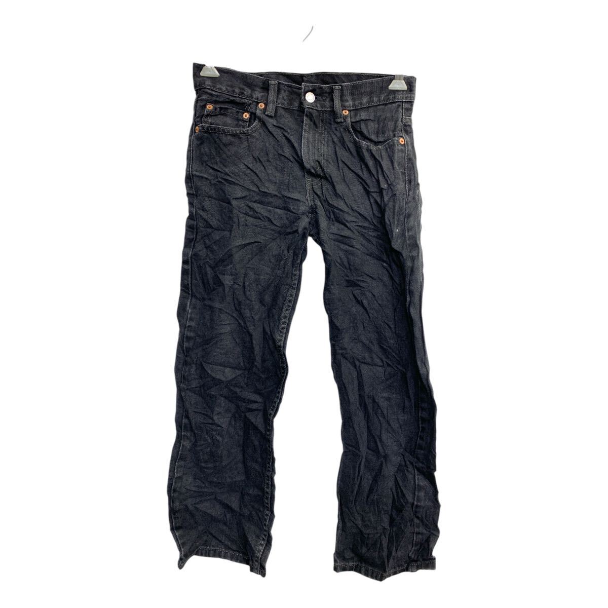【中古】【古着】 Levi's デニムパンツ W28 リーバイス レディース ブラック 古着卸 アメリカ仕入 2502-50