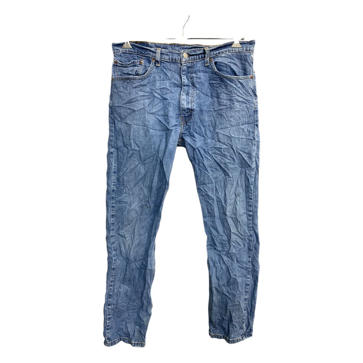 【中古】【古着】 Levi's 505 デニムパンツ W36 リーバイス レギュラーフィット ビッグサイズ ライトブルー 古着卸 アメリカ仕入 2502-58