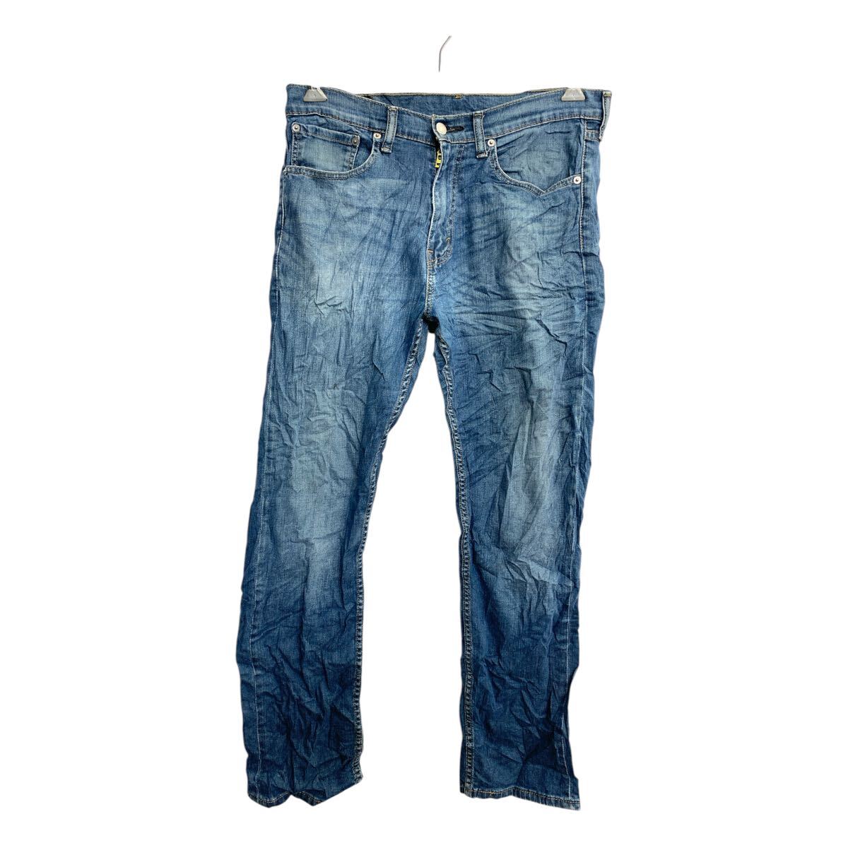 【中古】【古着】 Levi's 505 デニムパンツ W32 リーバイス レギュラーフィット インディゴ 古着卸 アメリカ仕入 2502-65