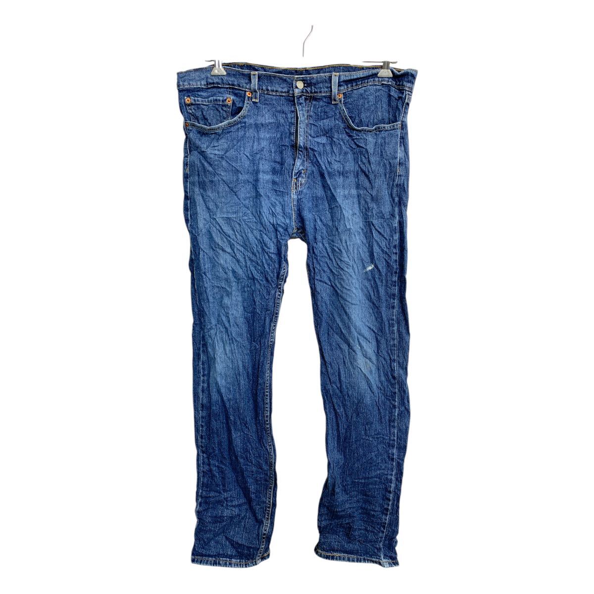 【中古】【古着】 Levi's 505 デニムパンツ W38 リーバイス レギュラーフィット ビッグサイズ インディゴ メキシコ製 古着卸 アメリカ仕入 2502-68