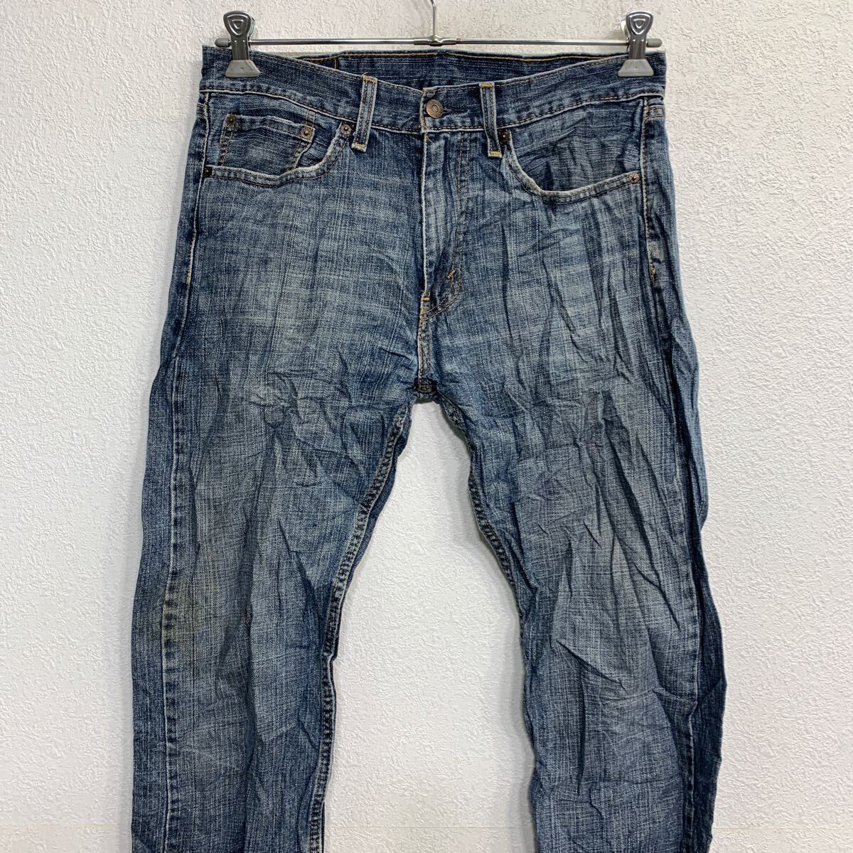 【中古】【古着】 Levi's 505 デニムパンツ W31 リーバイス レギュラーフィット インディゴ コットン 古着卸 アメリカ仕入 2502-119