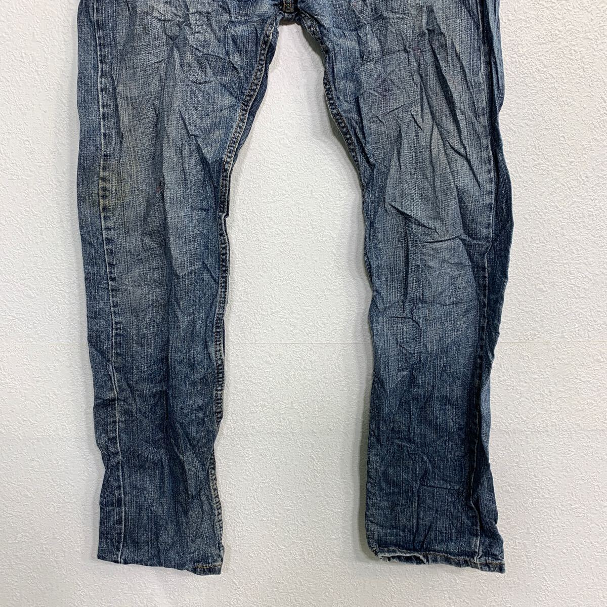 【中古】【古着】 Levi's 505 デニムパンツ W31 リーバイス レギュラーフィット インディゴ コットン 古着卸 アメリカ仕入 2502-119