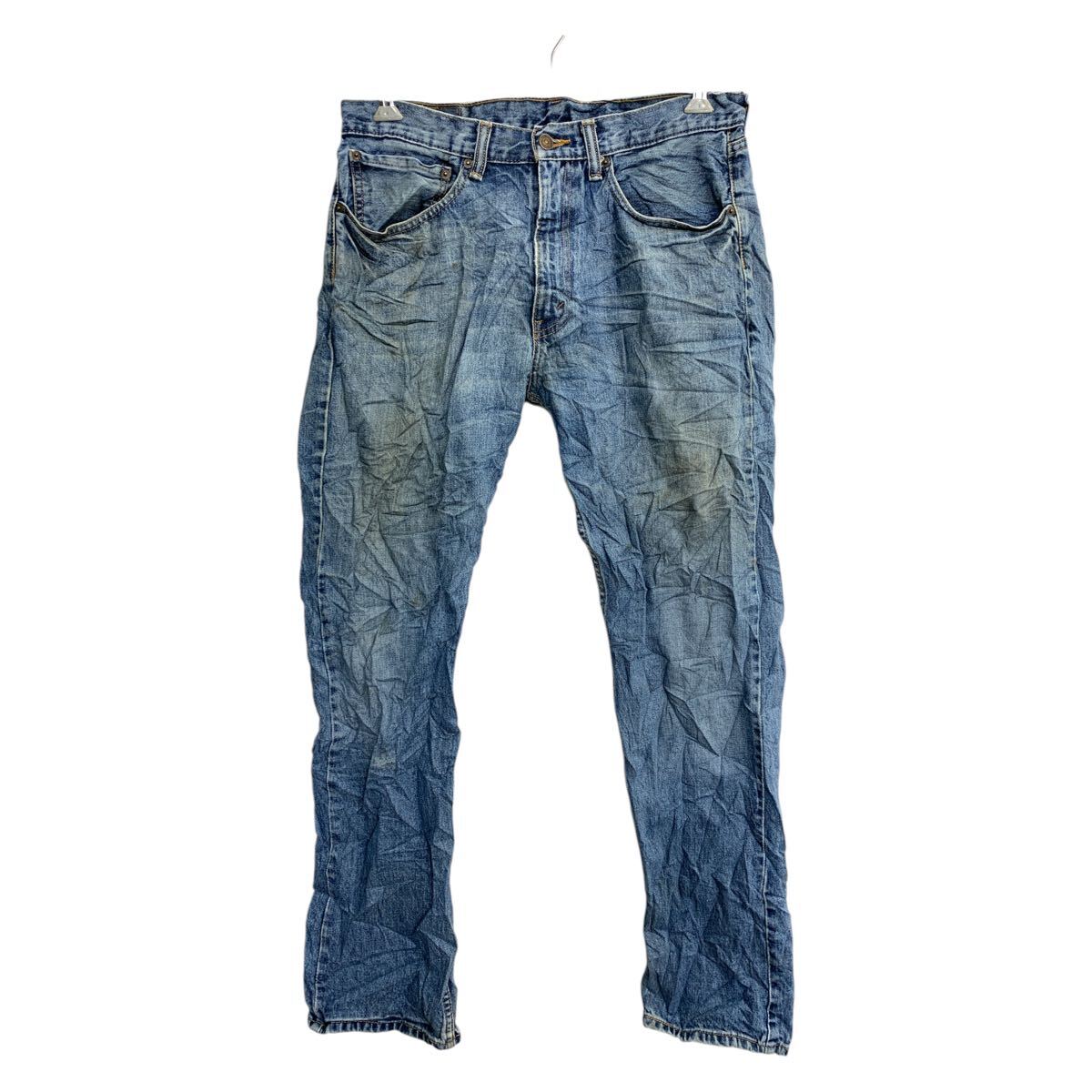 【中古】【古着】 Levi's 505 デニムパンツ W34 リーバイス レギュラーフィット インディゴ コットン 古着卸 アメリカ仕入 2502-183
