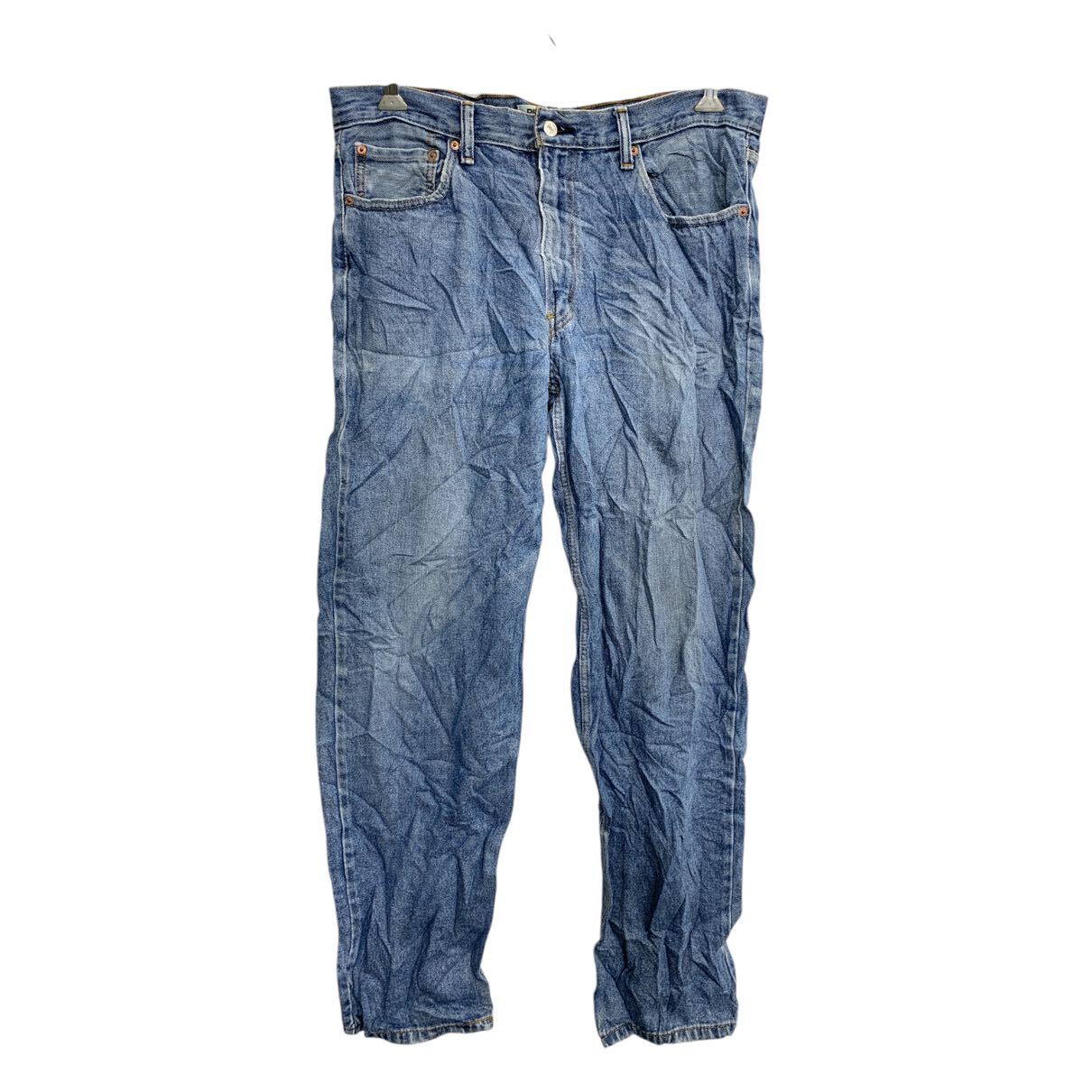 【中古】【古着】 Levi's 550 デニムパンツ W36 リーバイス リラックスフィット ビッグサイズ ブルー 古着卸 アメリカ仕入 2502-187