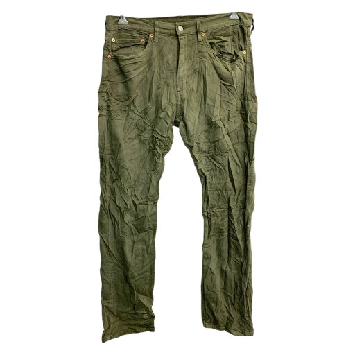 【中古】【古着】 Levi's 505 デニムパンツ W34 リーバイス レギュラーフィット オリーブグリーン 古着卸 アメリカ仕入 2502-188 【中古】【古着】 Levi's 505 デニムパンツ W34 リーバイス レギュラーフィット オリーブグリーン 古着卸 アメリカ仕入 2502-188