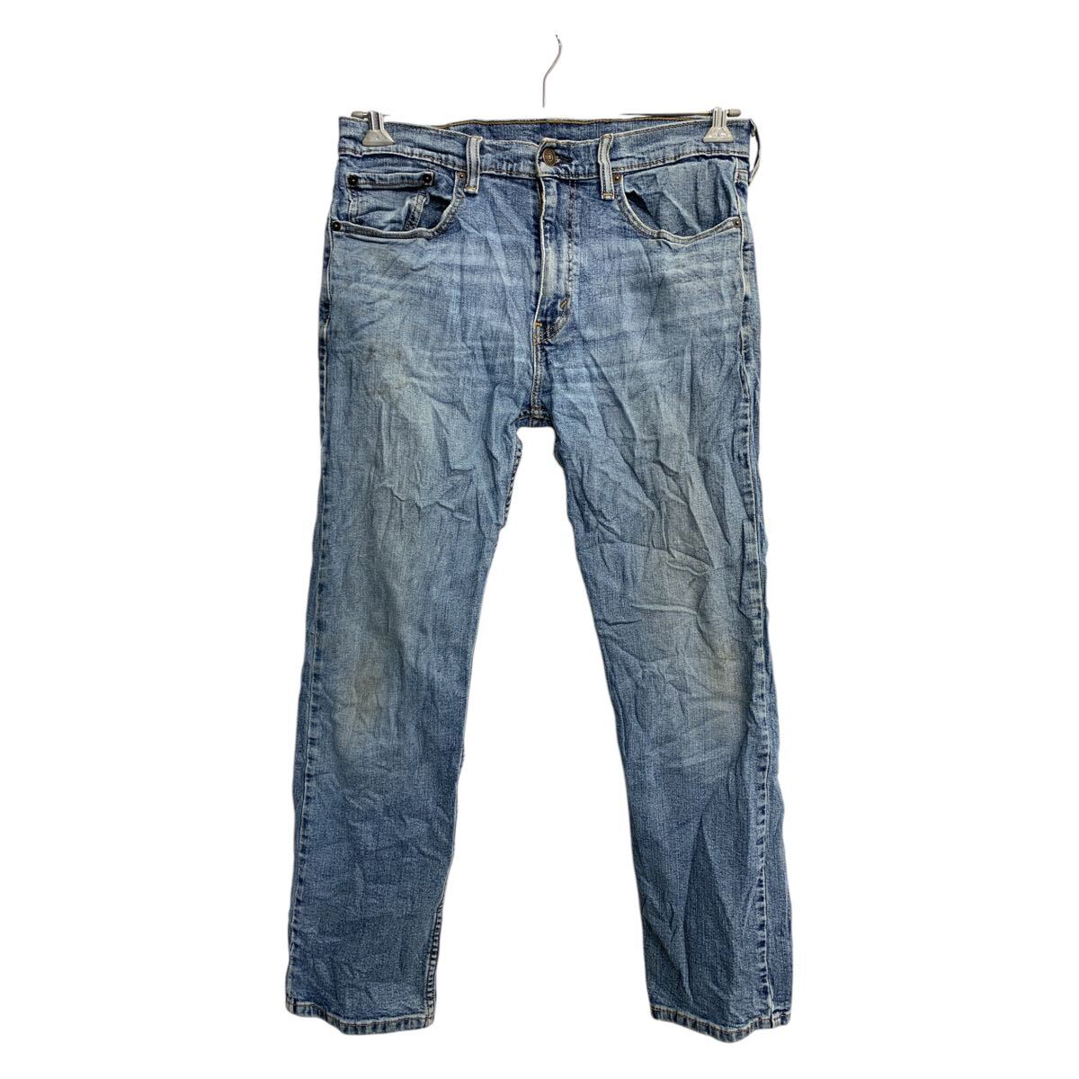 【中古】【古着】 Levi's 505 デニムパンツ W32 リーバイス レギュラーフィット ブルー 古着卸 アメリカ仕入 2502-213(4)