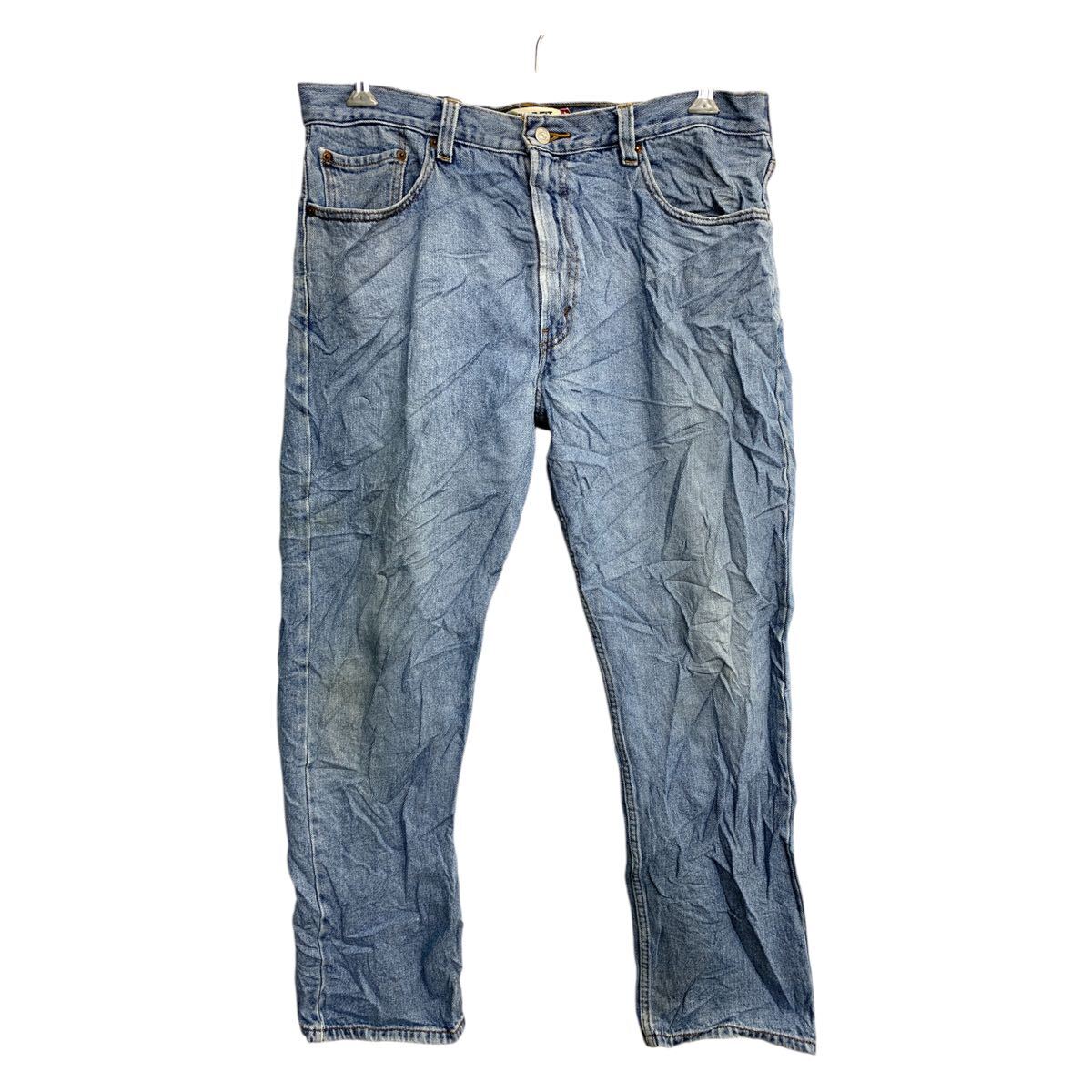 【中古】【古着】 Levi's 505 デニムパンツ W38 リーバイス レギュラーフィット リーバイス ライトブルー コットン 古着卸 アメリカ仕入 2502-218
