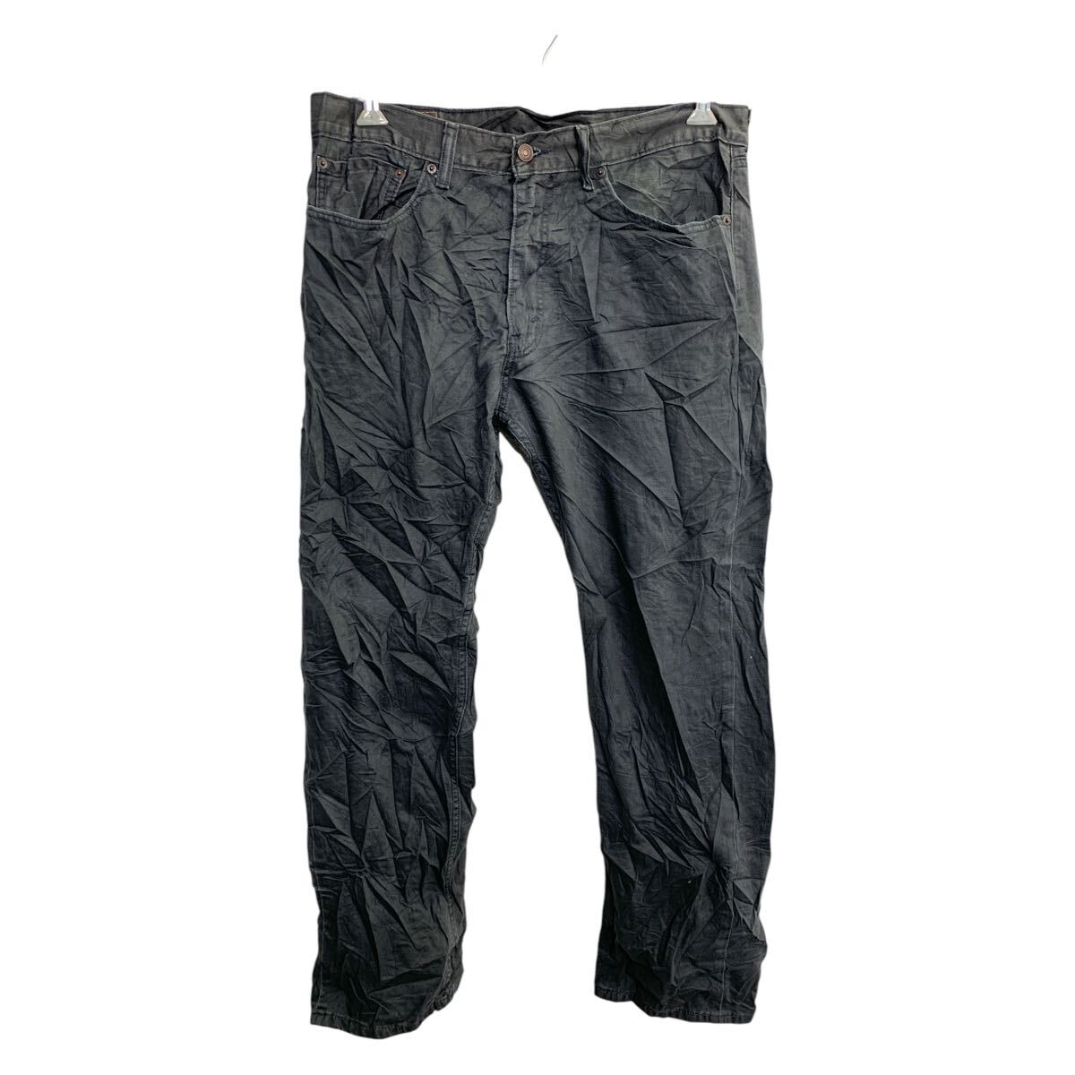 【中古】【古着】 Levi's 505 デニムパンツ W36 リーバイス レギュラーフィット ビッグサイズ グレー コットン 古着卸 アメリカ仕入 2502-222