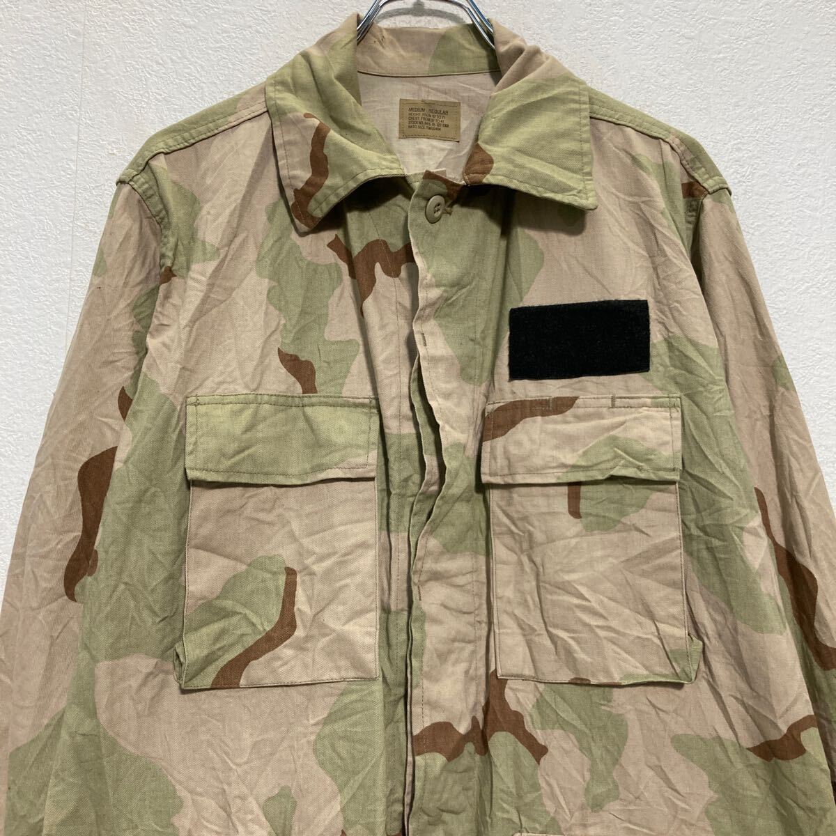 【中古】【古着】 U.S.AIR FORCE コンバットジャケット M カーキ デザートカモ 迷彩 米軍 ミリタリージャケット 古着卸 アメリカ仕入 a702-5231