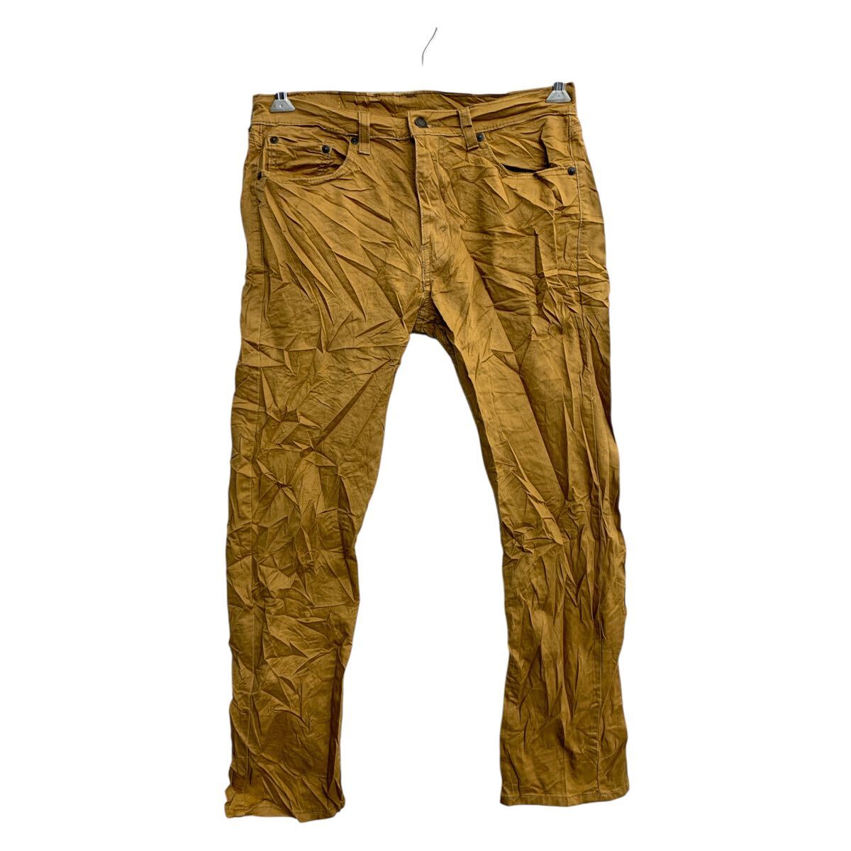 【中古】【古着】 Levi's 505 カラーパンツ W30 リーバイス ブラウン 古着卸 アメリカ仕入 2502-351