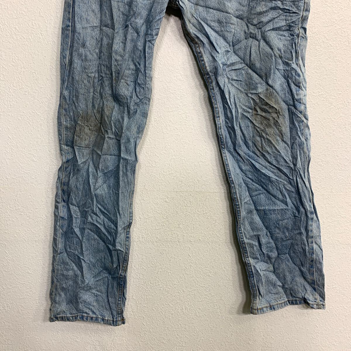 【中古】【古着】 Levi's 505 デニムパンツ W34 リーバイス レギュラーフィット ライトブルー メキシコ製 古着卸 アメリカ仕入 2502-362