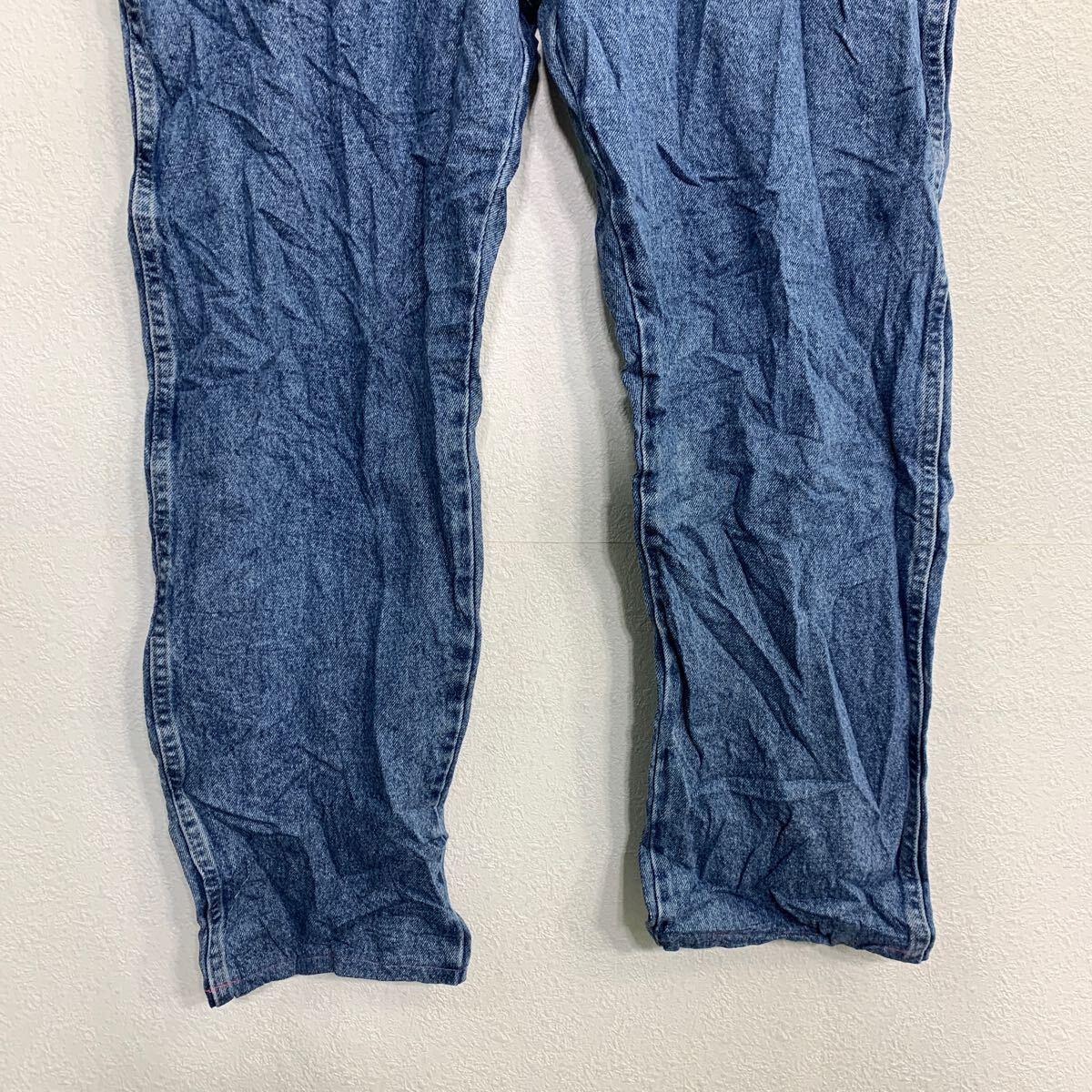 【中古】【古着】 Wrangler デニムパンツ W38 ラングラー レギュラーフィット ビッグサイズ ブルー コットンメキシコ製 古着卸 アメリカ仕入 2502-404