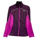 【中古】【古着】 THE NORTH FACE ロゴアンダー レディース M ピンク系 ノースフェイス ジップアップ スポーティー 古着卸 アメリカ仕入 a702-5407