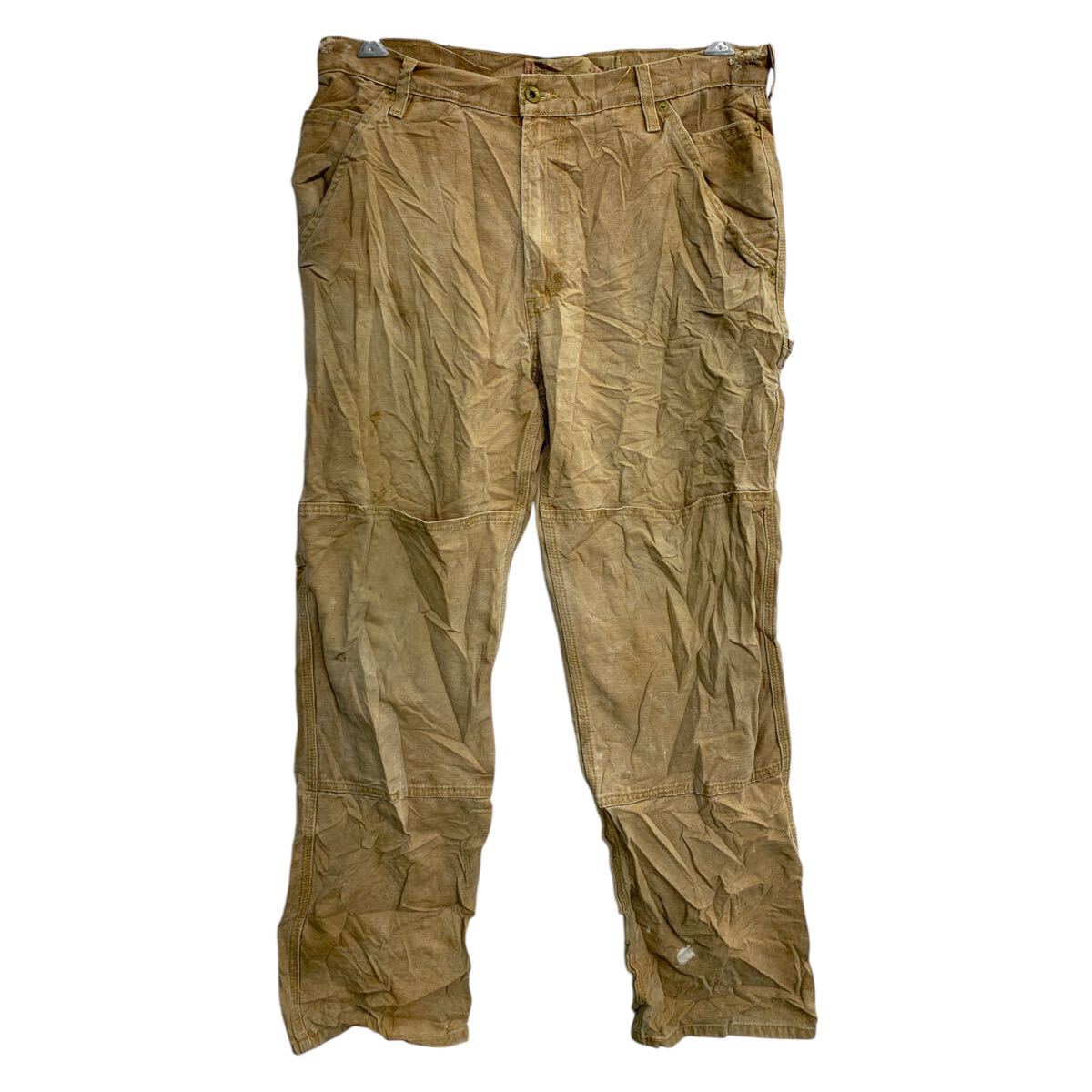 【中古】【古着】 Levi's 550 ワークパンツ W34 リーバイス リラックス ダブルニー ブラウン コットン メキシコ製 古着卸 アメリカ仕入 2502-421