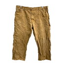 【中古】【古着】 Dickies ワークパンツ W42 ディッキーズ リラックスフィット ビッグサイズ ブラウン コットン メキシコ製 古着卸 アメリカ仕入 2502-422(4)