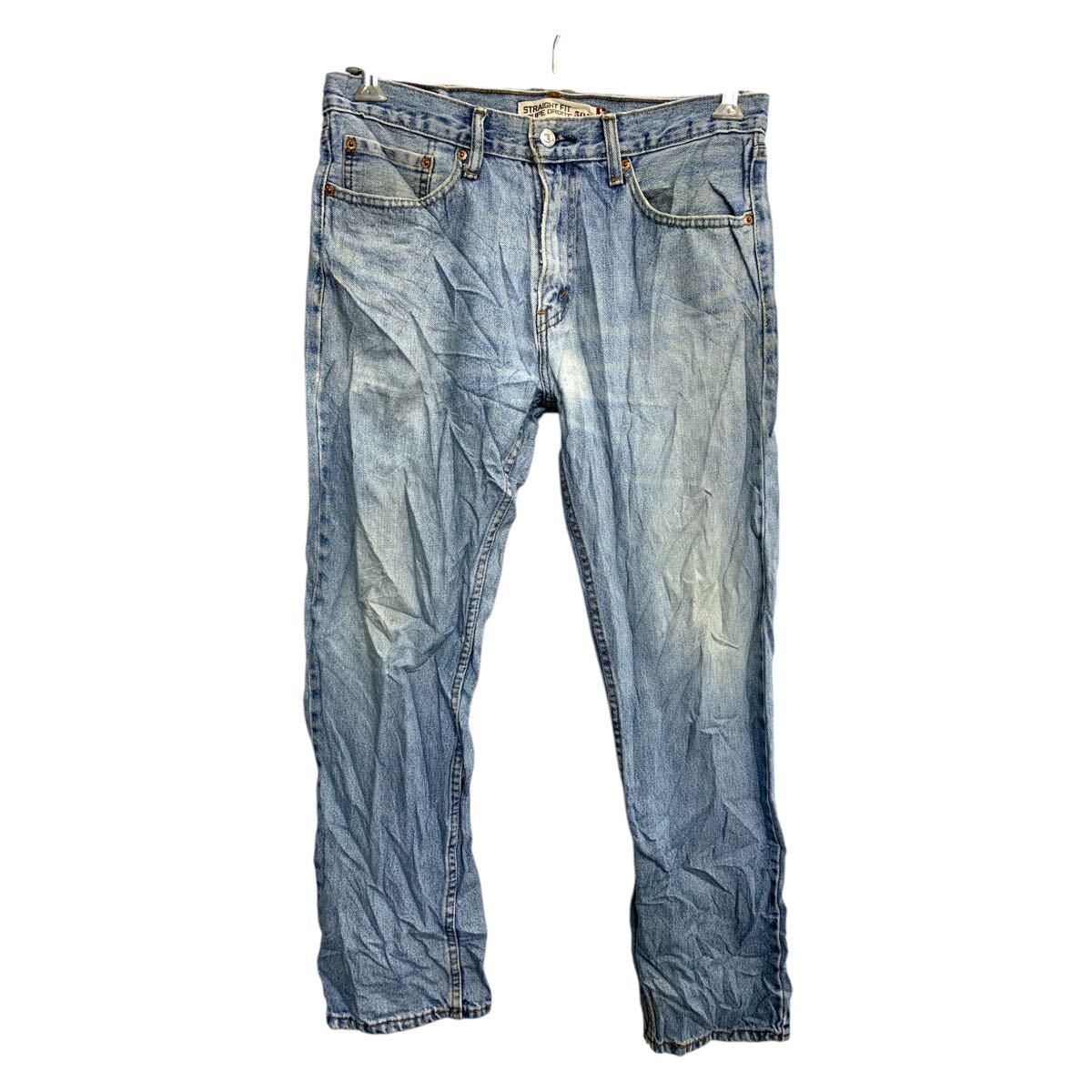 【中古】【古着】 Levi's 505 デニムパンツ W32 リーバイス ストレートフィット ライトブルー コットン 古着卸 アメリカ仕入 2502-440