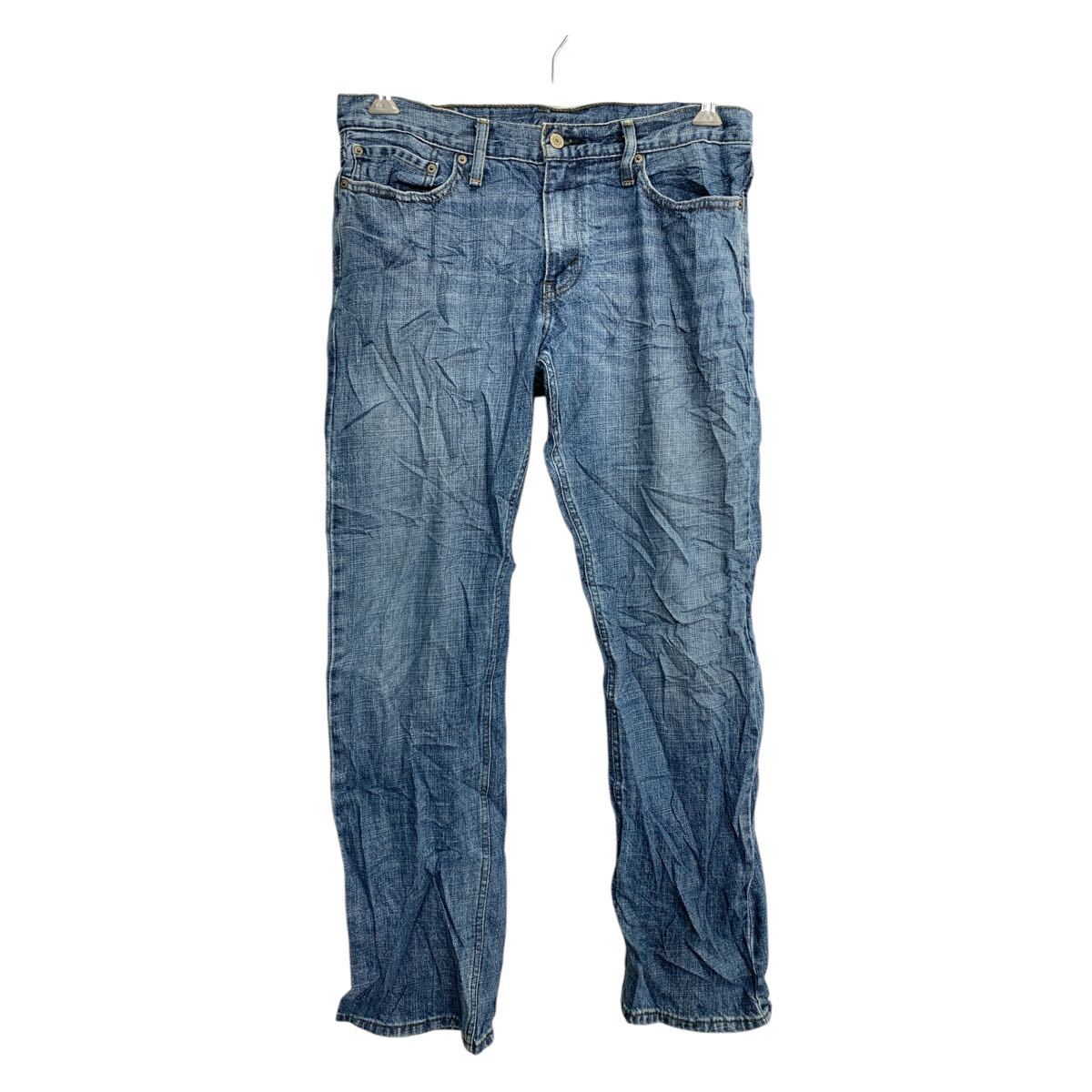 【中古】【古着】 Levi's 514 デニムパンツ W33 リーバイス スリムストレート インディゴ コットン 古着卸 アメリカ仕入 2502-442