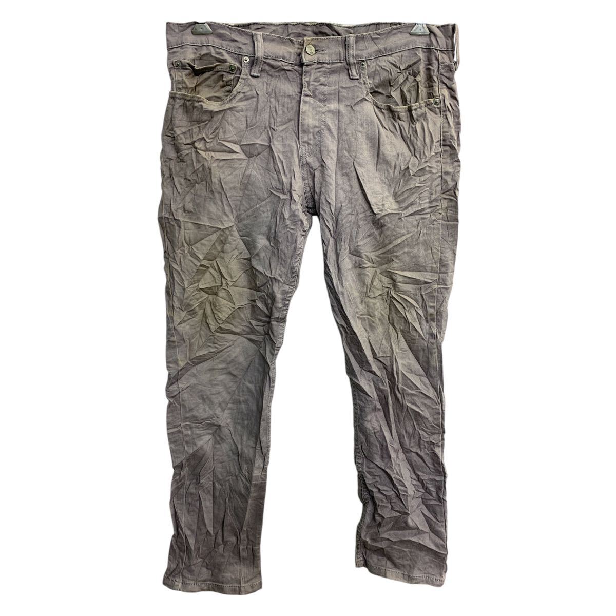 【中古】【古着】 Levi 039 s 511 デニムパンツ W34 リーバイス スリムフィット グレー 古着卸 アメリカ仕入 2502-473
