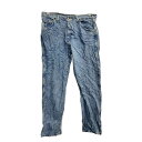 【中古】【古着】 Wrangler デニムパンツ W35 ラングラー ブルー コットン 古着卸 アメリカ仕入 2502-479(4)