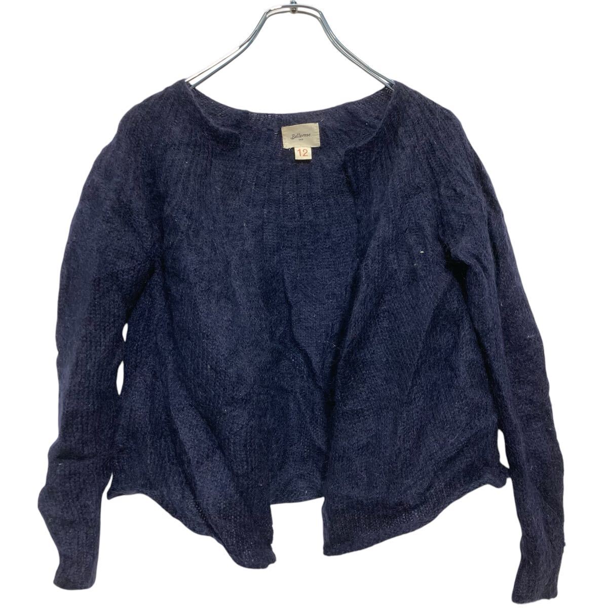 Rakuten - 【中古】【古着】 Bellerose モヘア混紡 ニット セーター カーディガン レディース S〜 ネイビー 羽織り 古着卸 アメリカ仕入 a702-5768
