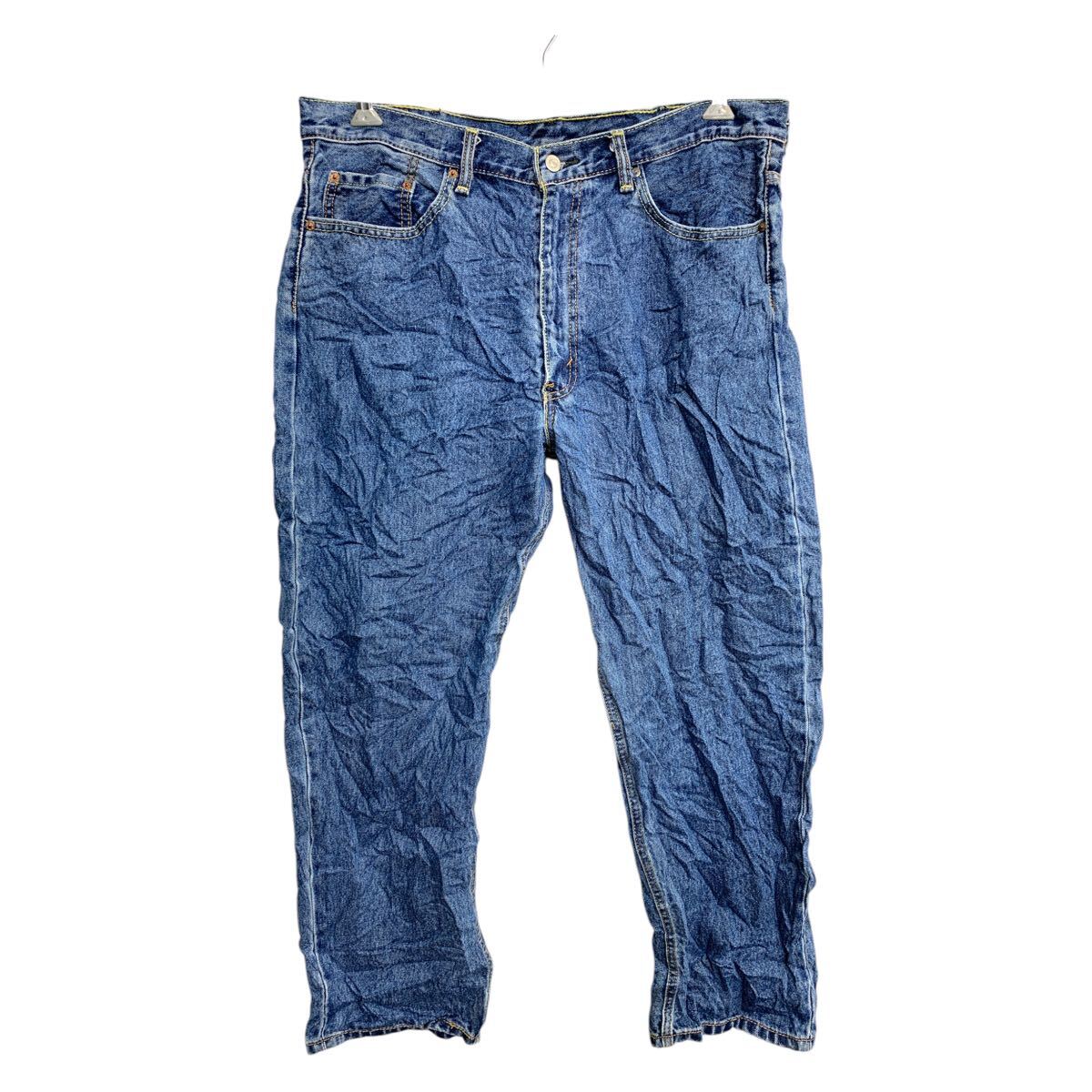 【中古】【古着】 Levi's 550 デニムパンツ W38 リーバイス リラックスフィット ビッグサイズ インディゴ コットン 古着卸 アメリカ仕入 2502-544