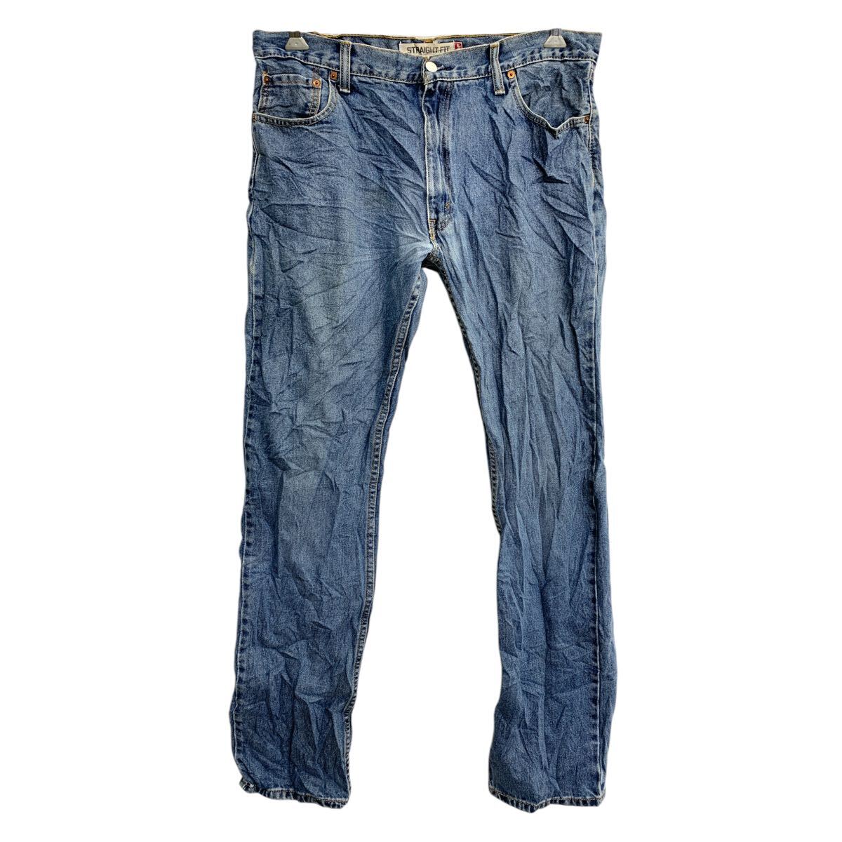 【中古】【古着】 Levi's 505 デニムパンツ W36 リーバイス ストレートフィット ビッグサイズ ブルー コットン 古着卸 アメリカ仕入 2502-546