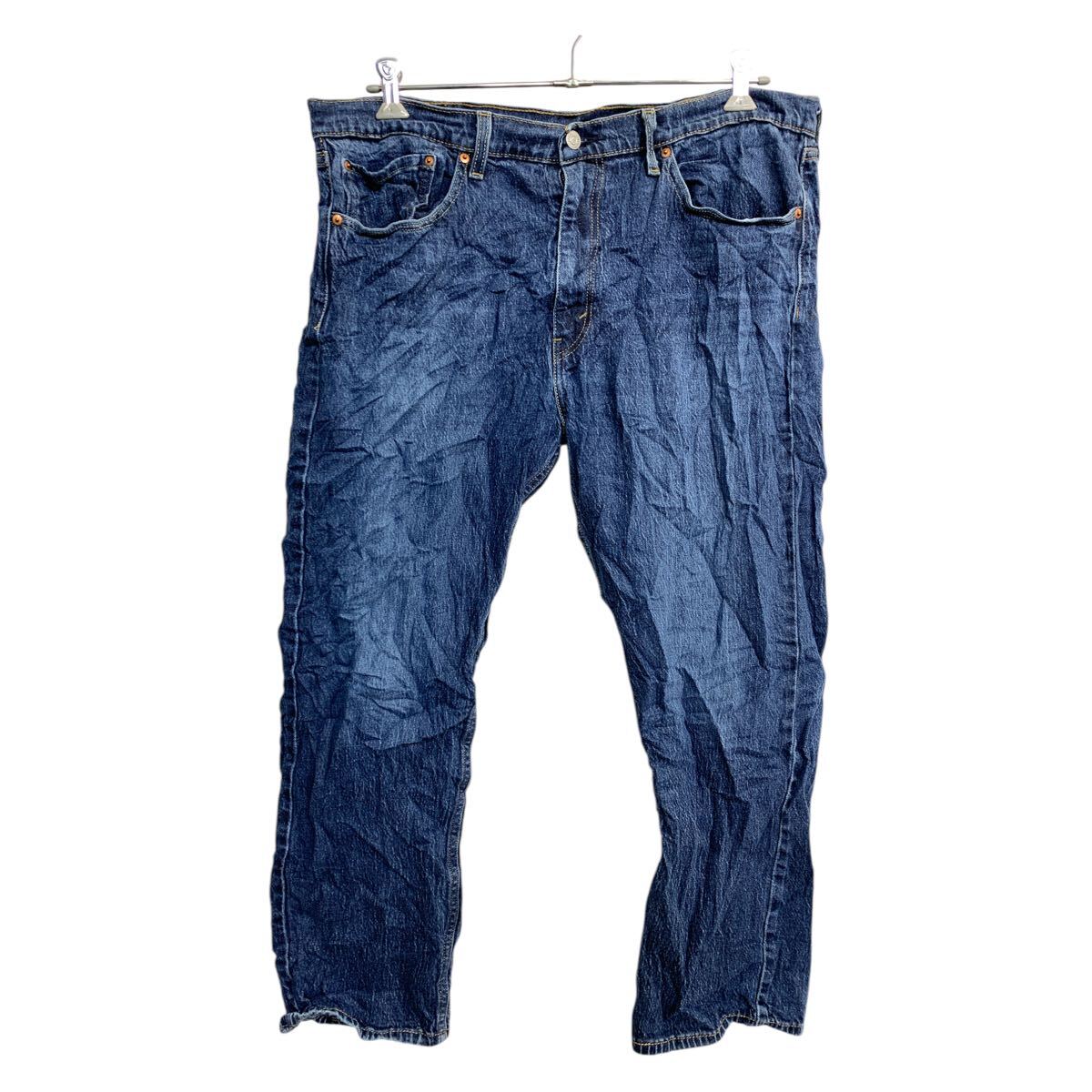 【中古】【古着】 Levi's 505 デニムパンツ W38 リーバイス ビッグサイズ インディゴ 古着卸 アメリカ仕入 2502-563
