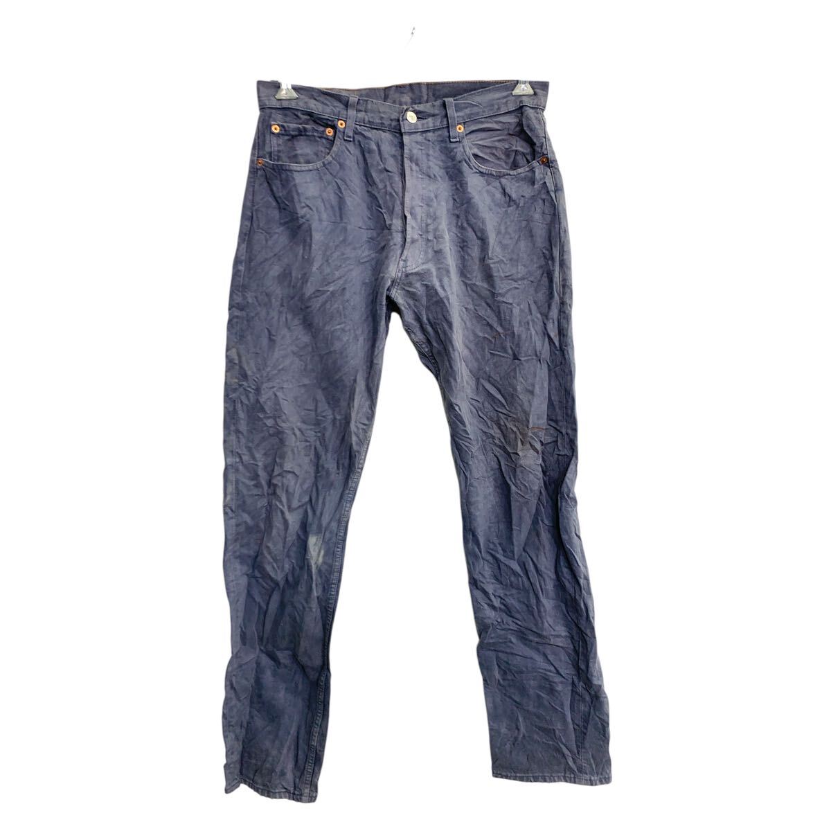 【中古】【古着】 Levi's 517 デニムパンツ W34 リーバイス ブーツカット グレー コットン 古着卸 アメリカ仕入 2502-579