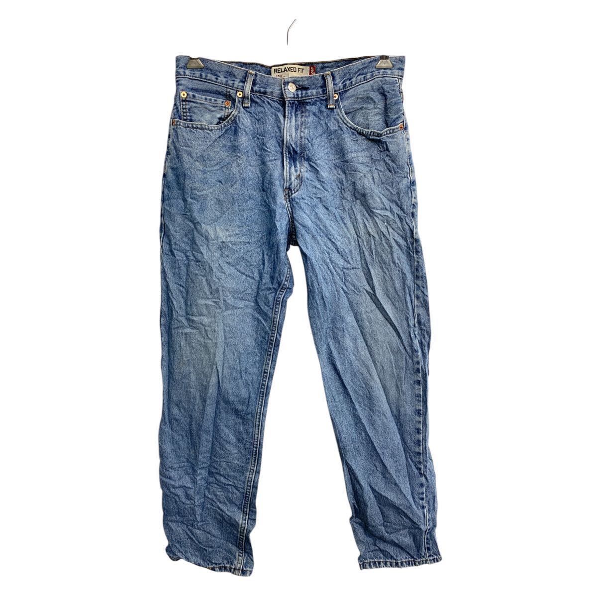 【中古】【古着】 Levi's 550 デニムパンツ W34 リーバイス ブルー 古着卸 アメリカ仕入 2502-636