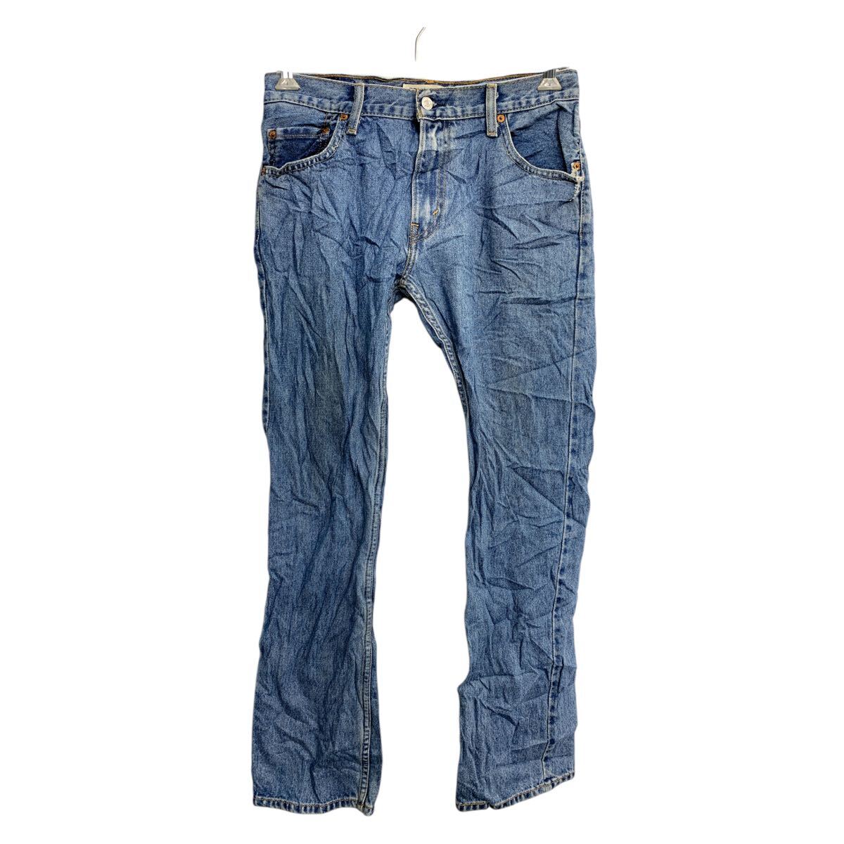 【中古】【古着】 Levi's 505 デニムパンツ W30 リーバイス レギュラーフィット ブルー コットン 古着卸 アメリカ仕入 2502-647