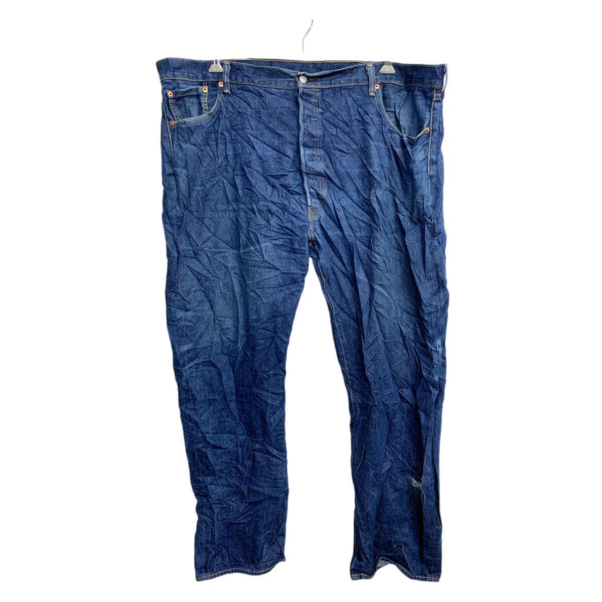 【中古】【古着】 Levi's 501 デニムパンツ W48 リーバイス ボタンフライ ビッグサイズ インディゴ コットン メキシコ製 古着卸 アメリカ仕入 2502-661