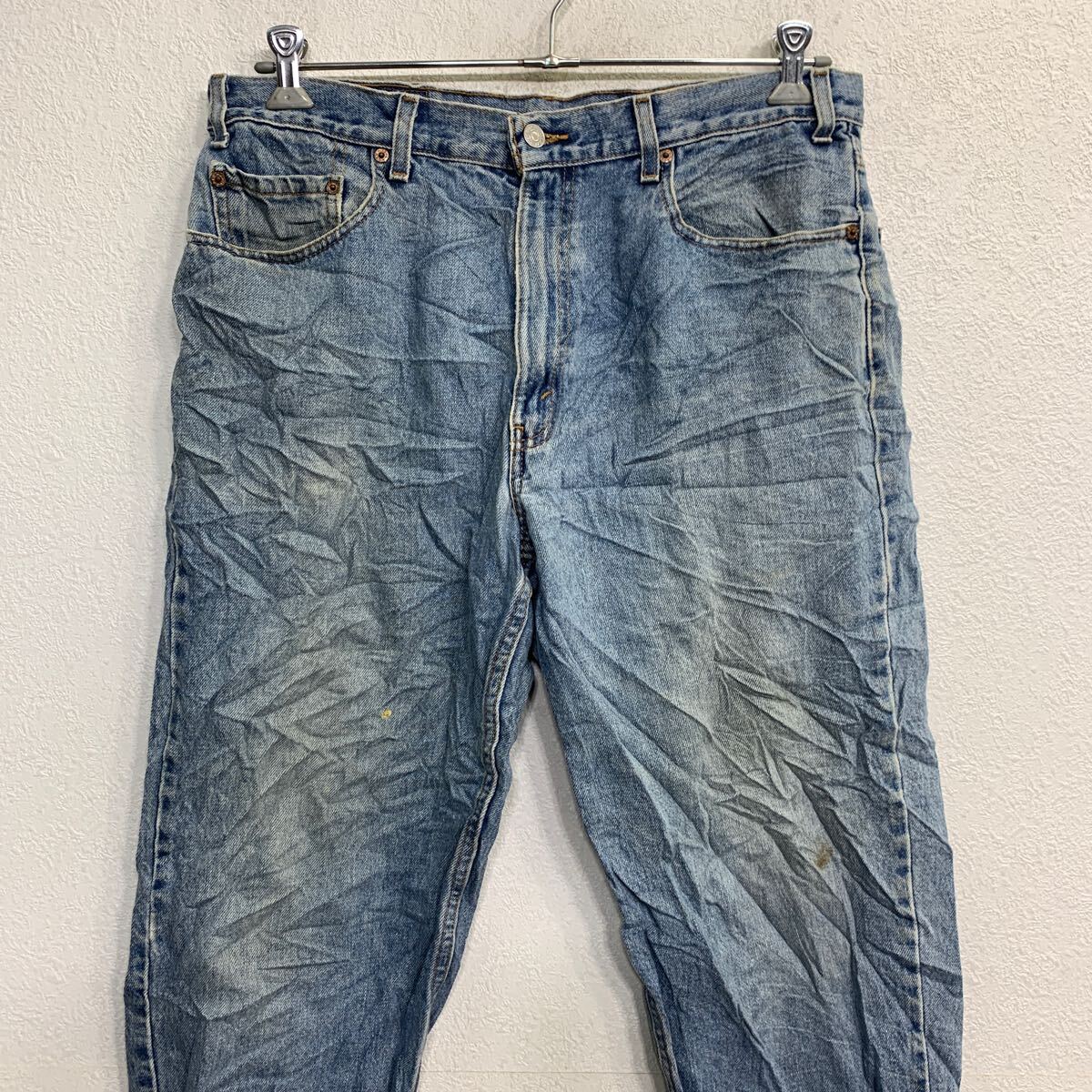【中古】【古着】 Levi's 550 デニムパンツ W36 リーバイス リラックスフィット ブルー コットン メキシコ製 古着卸 アメリカ仕入 2502-681