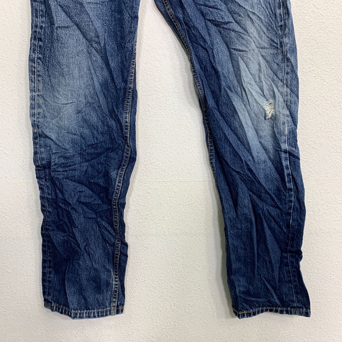 【中古】【古着】 Levi's 505 デニムパンツ W33 リーバイス レギュラーフィット インディゴ コットン 古着卸 アメリカ仕入 2502-753
