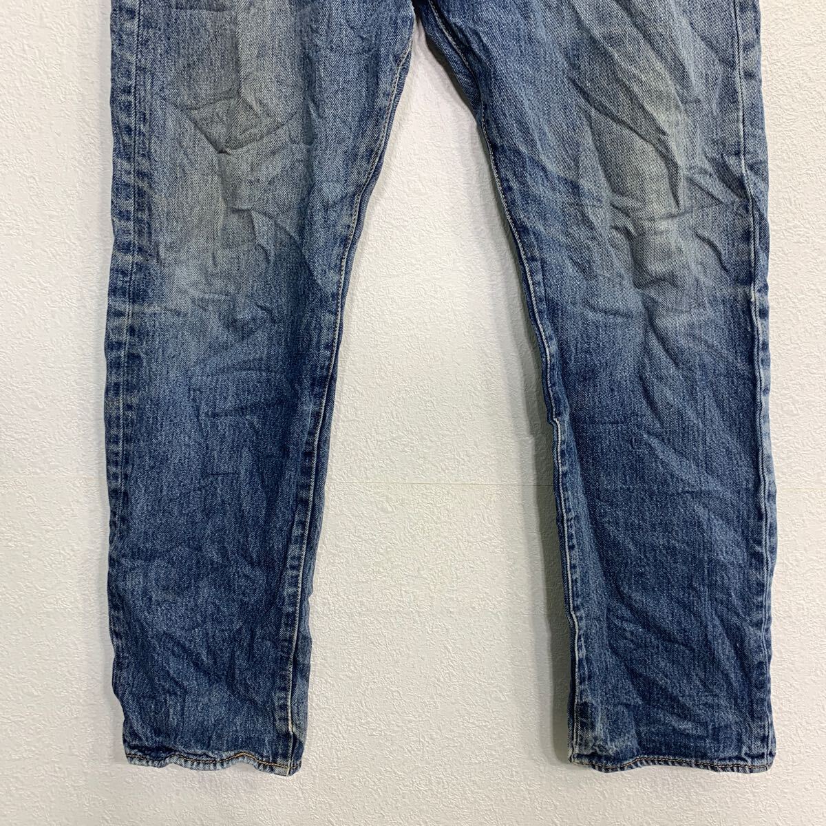【中古】【古着】 Levi's 501 デニムパンツ W33 リーバイス ボタンフライ ブルー コットン 古着卸 アメリカ仕入 2502-784