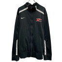 【中古】【古着】 NIKE ジャージ ナイキ XL ブラック ビッグサイズ ジップアップ トラックジャケット スポーツウェア 古着卸 アメリカ仕入 a702-6...