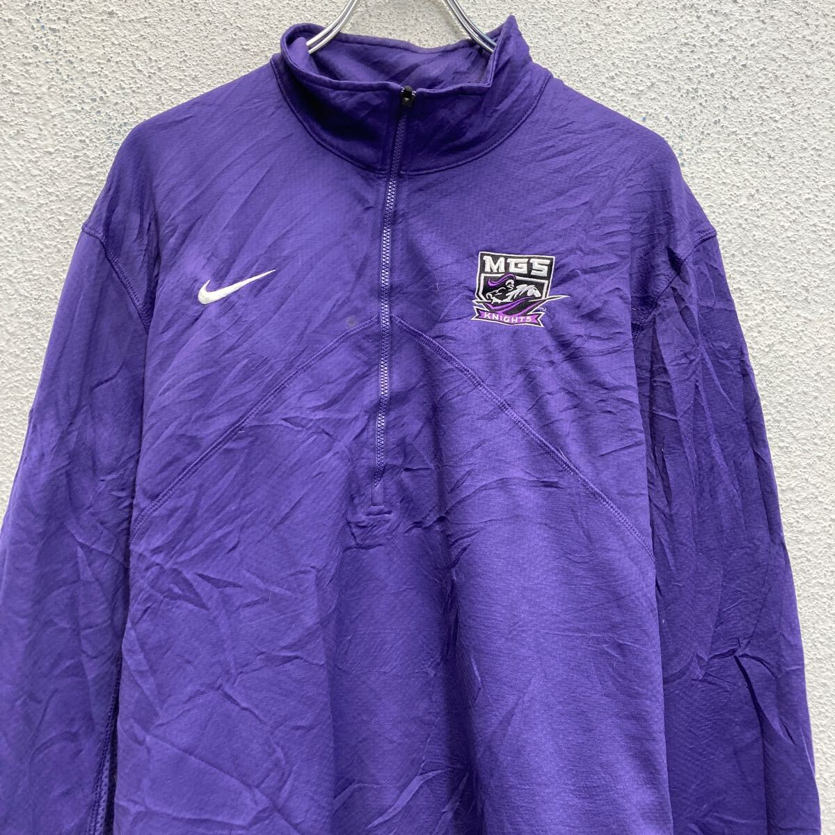 【中古】【古着】 NIKE ジャージ ナイキ XL パープル ビッグサイズ ジップアップ トラックジャケット スポーツウェア 古着卸 アメリカ仕入 a702-6420