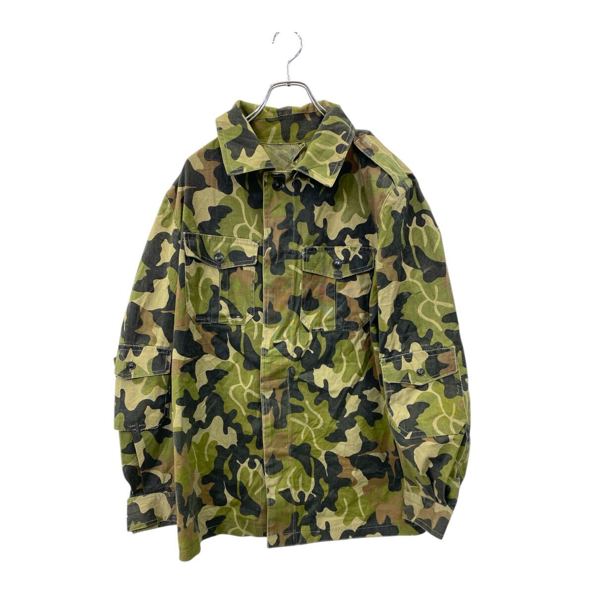 【中古】【古着】 ミリタリージャケット Lサイズ カモフラージュ 古着卸 アメリカ仕入 t2502-3031(4.0)