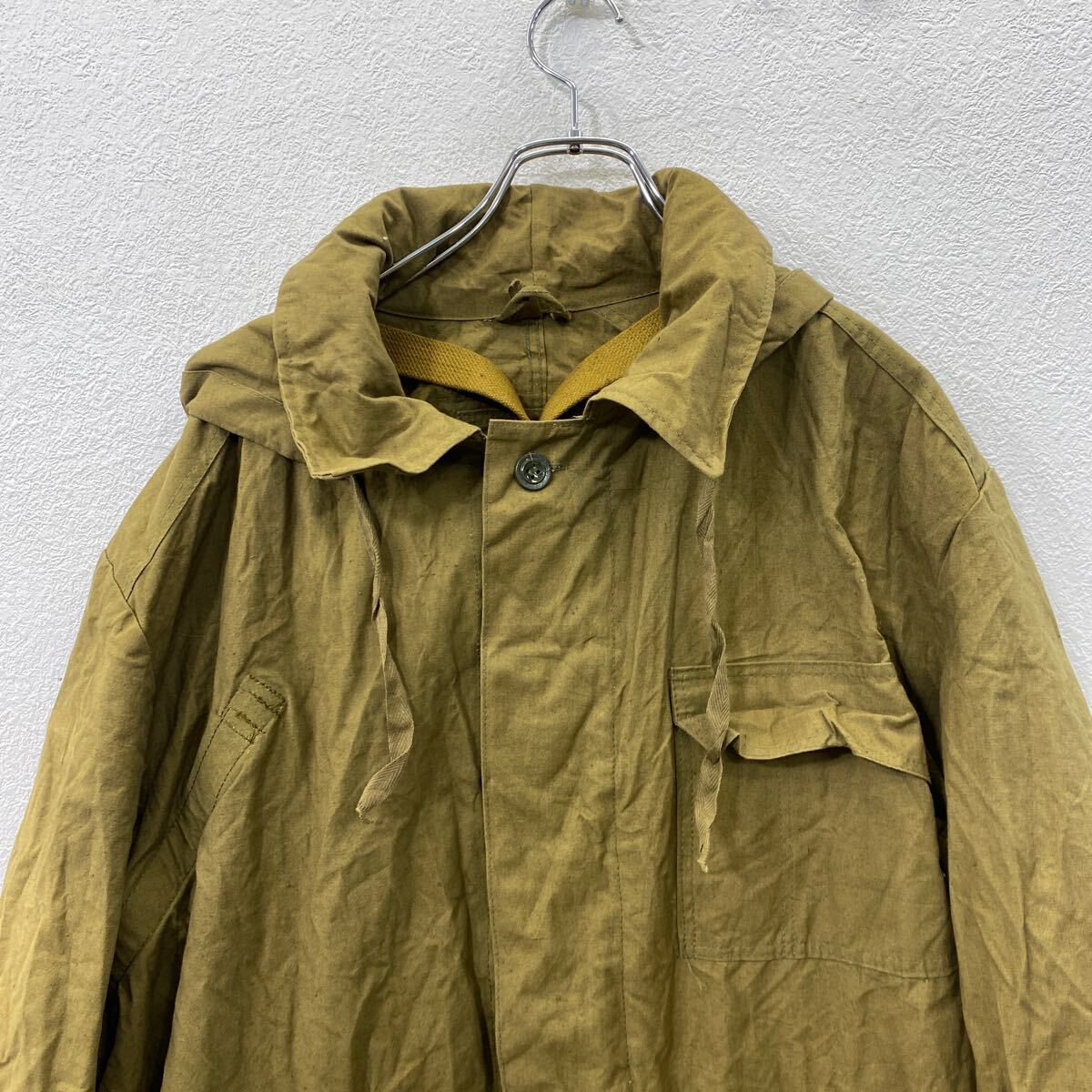 【中古】【古着】 ミリタリージャケット Lサイズ相当 オリーブ 古着卸 アメリカ仕入 t2502-3034