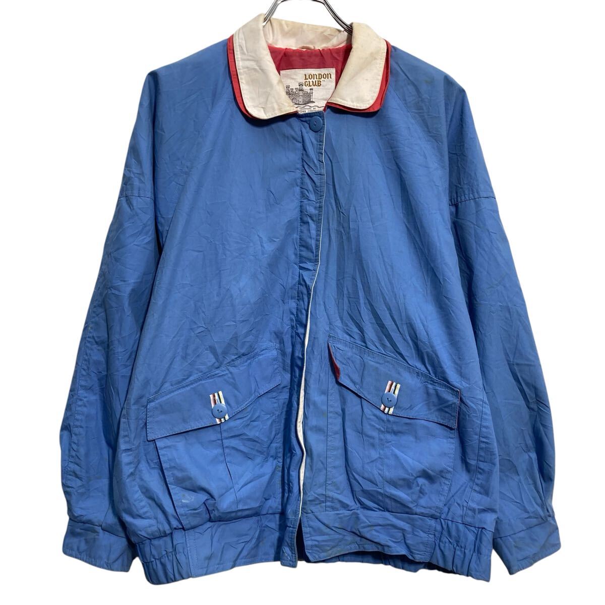  LONDONFOG ジャケット ロンドンフォグ L ライトブルー フルジップ ブルゾン 古着卸 アメリカ仕入 a702-6734
