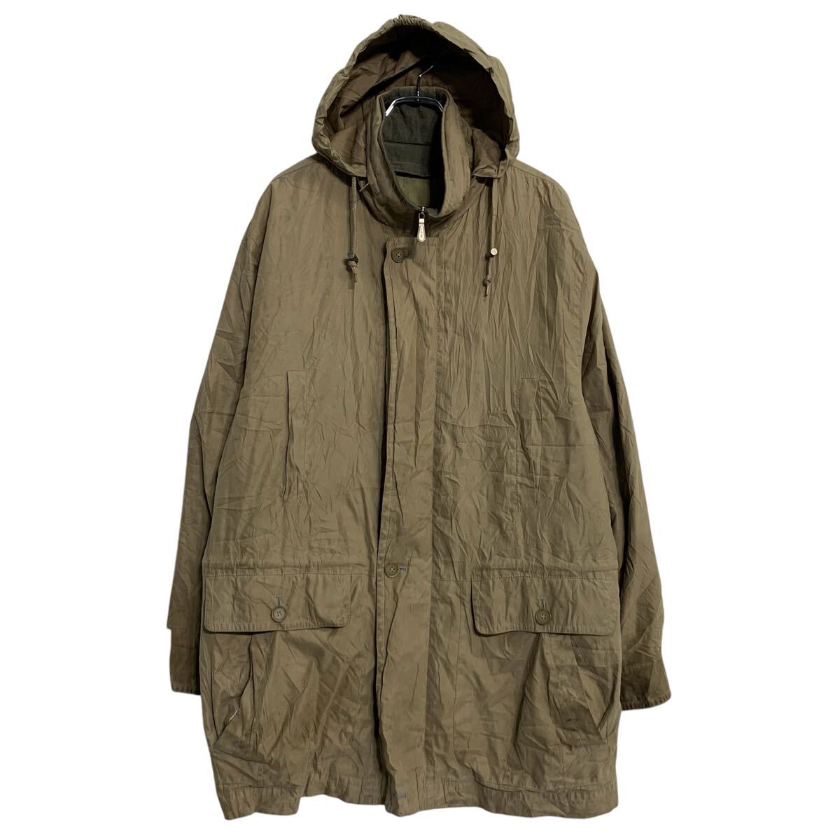 【中古】【古着】 LONDON FOG コート L ベージュ ロンドンフォグ ジップアップ モックネック フード シンプル 秋冬 アウター 古着卸 アメリカ仕入 a702-6801