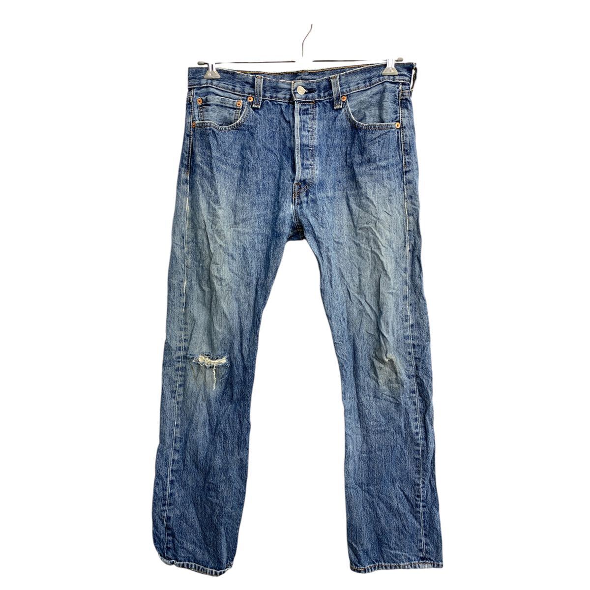 【中古】【古着】 Levi's 501 デニムパンツ W34 リーバイス ボタンフライ インディゴ 古着卸 アメリカ仕入 2502-903